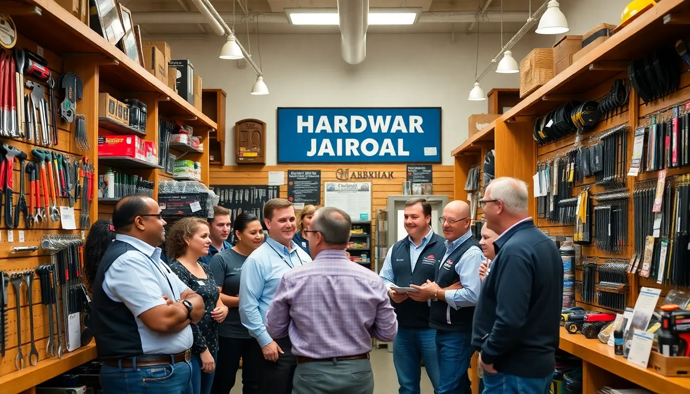 interior of a welcoming family-owned hardware store.